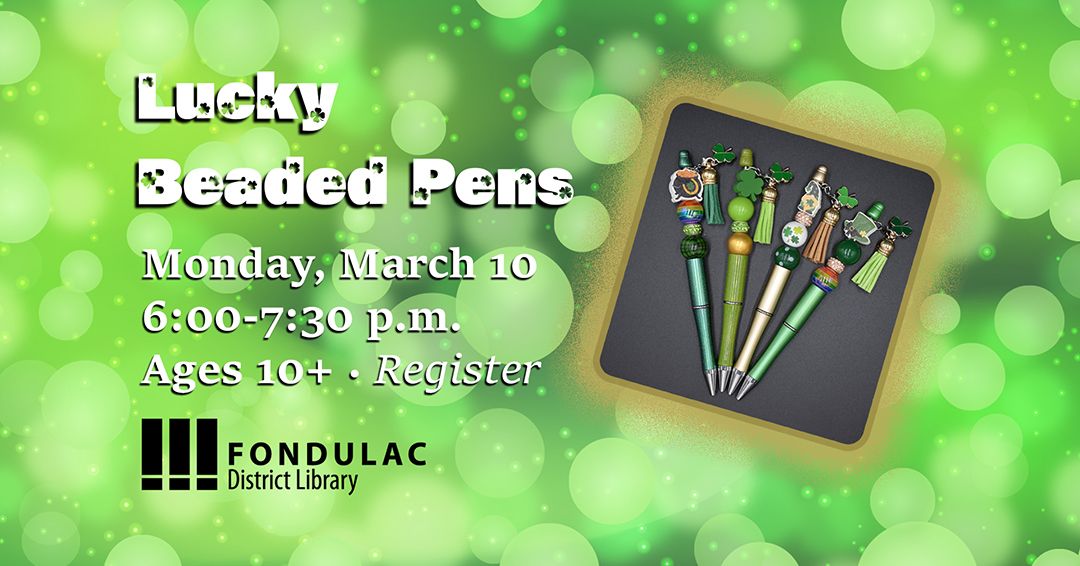 Lucky Beaded Pens