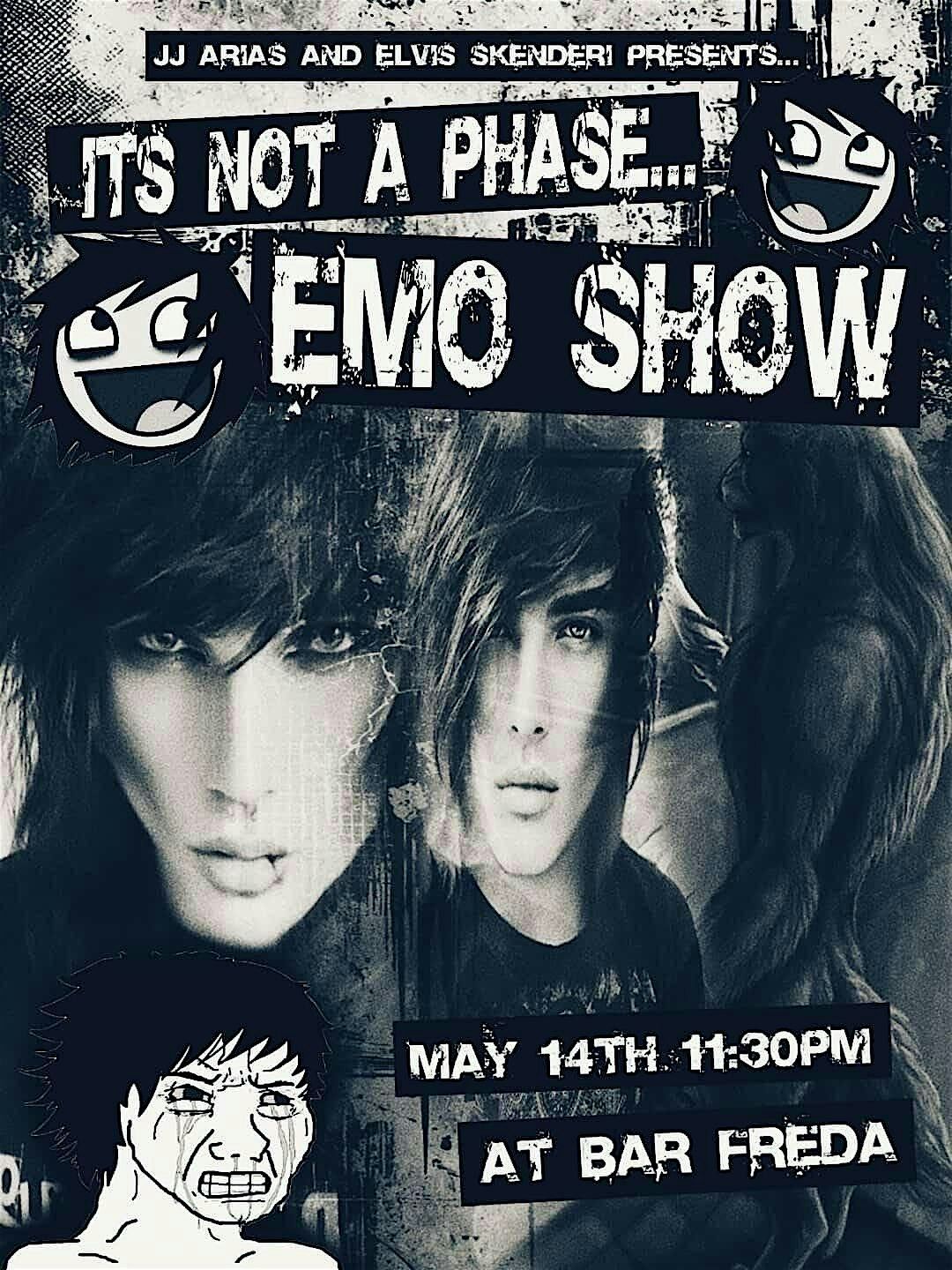 ITS NOT A PHASE EMO COMEDY SHOW FT. WARPHOLE, Freda, Queens, 14 May 2026