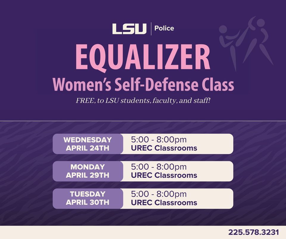 Equalizer women\u2019s self-defense class