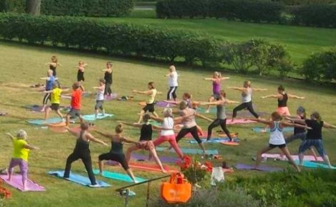 Yoga on the Lawn