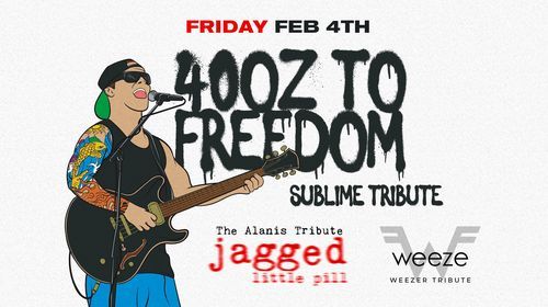 Tributes to Sublime, Alanis & Weezer, live in West Chicago at The WC Social Club!