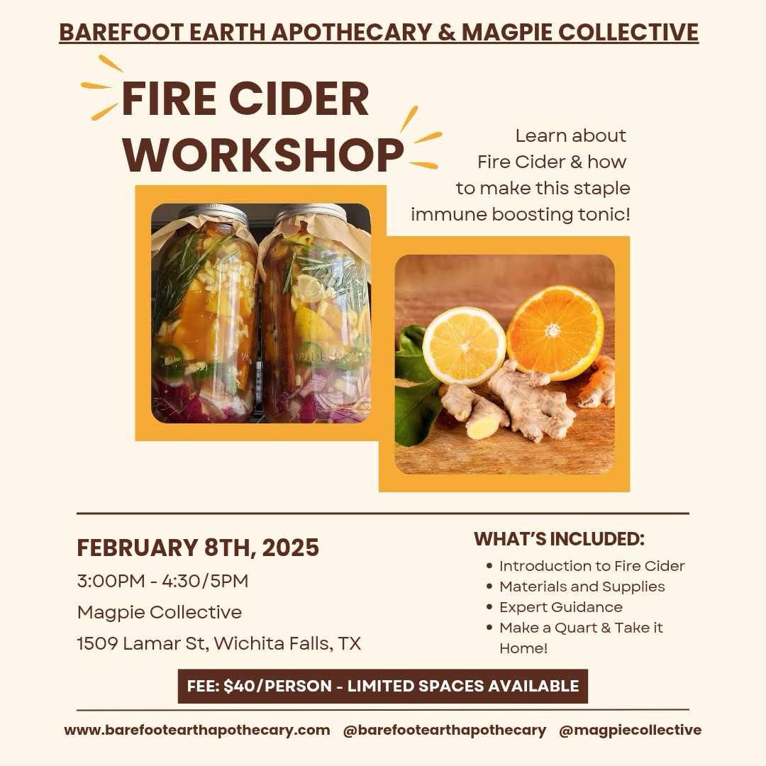 Fire Cider Workshop with Barefoot Earth Apothecary