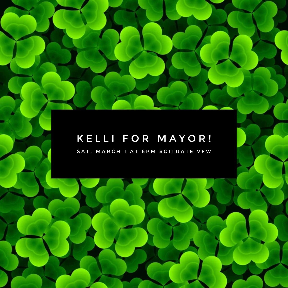 Kelli for St Patrick\u2019s Day parade mayor!!