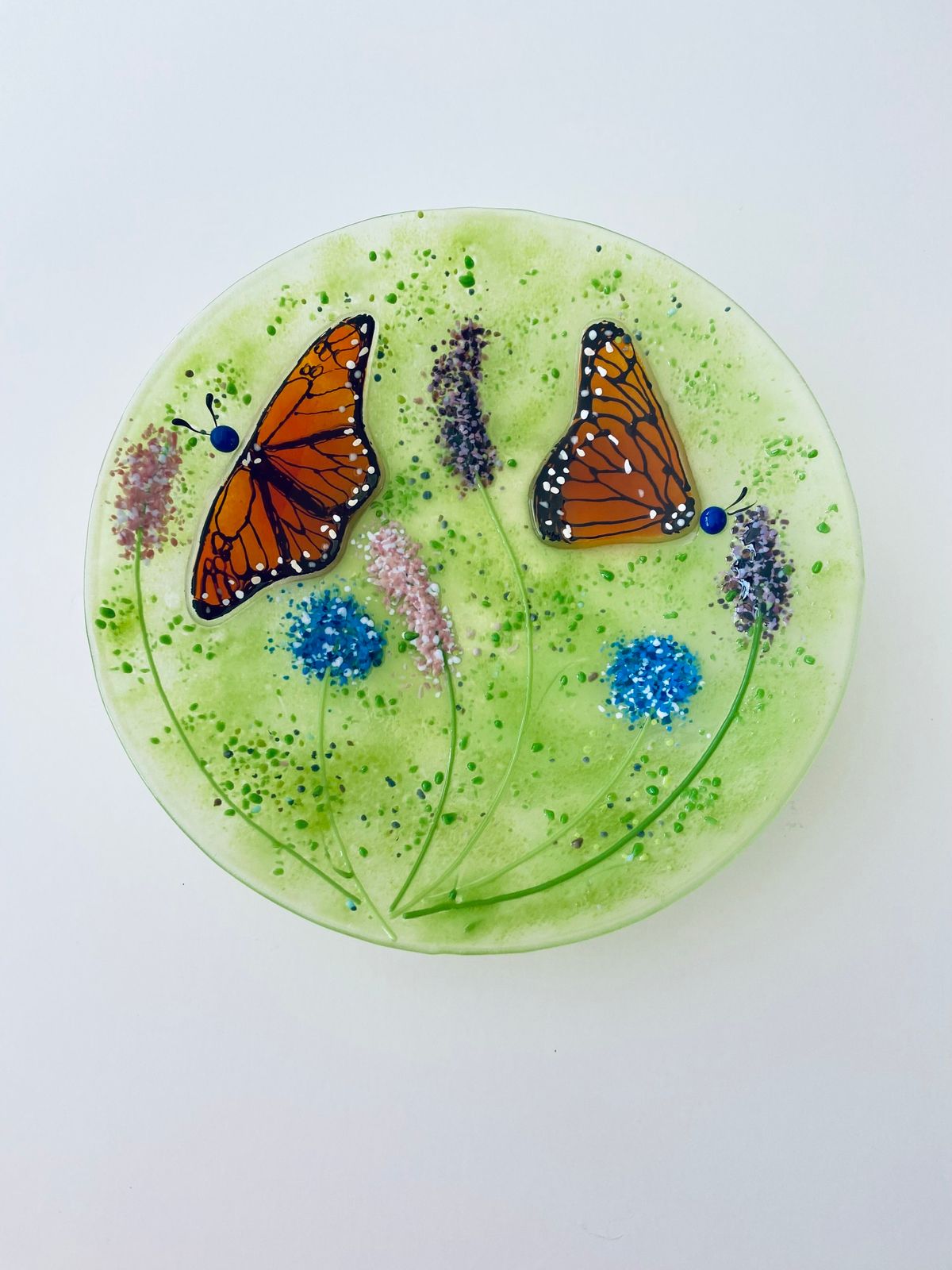 Glass Workshop: Monarch Butterfly Bowl\/Sucatcher