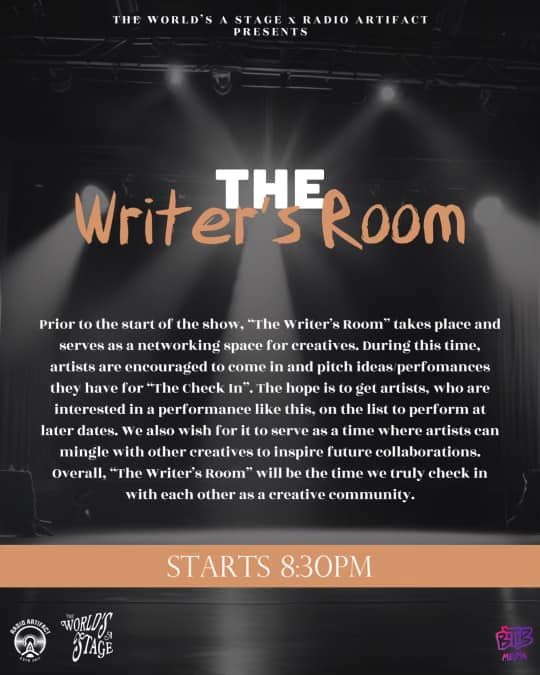 The Check In | The Writers Room  \/\/\/ LIVE at Radio Artifact 2024.10.04 (HIP HOP) 