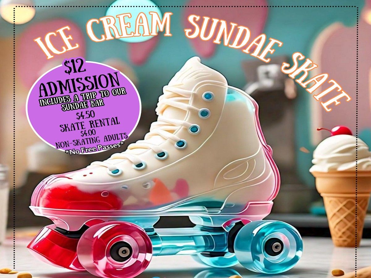 Ice Cream Sundae Skating Party