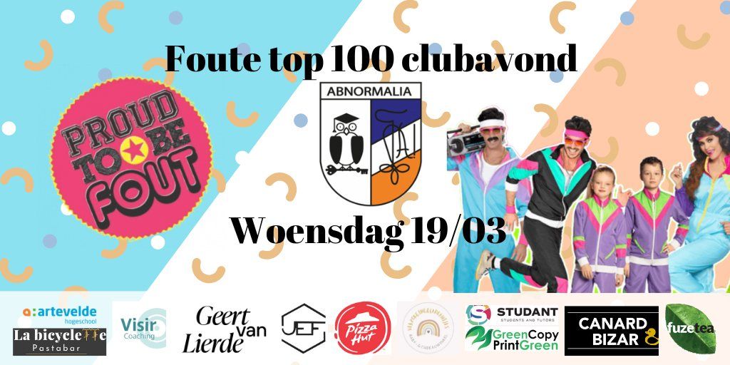 Foute top 100 clubavond