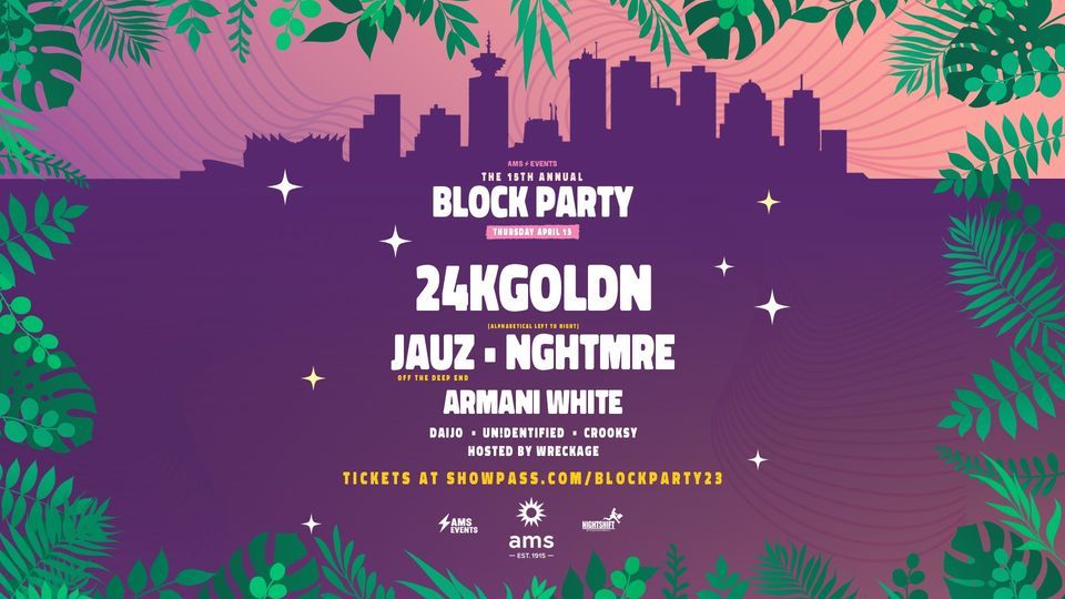 The 15th Annual  AMS Block Party
