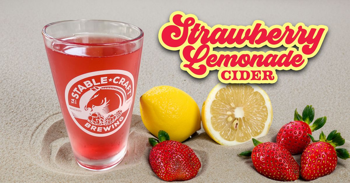 Love Fridays: Strawberry Lemonade Cider 