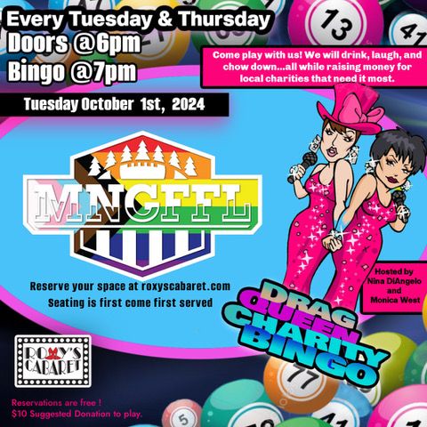 MNGFFL Bingo Night at Roxy's