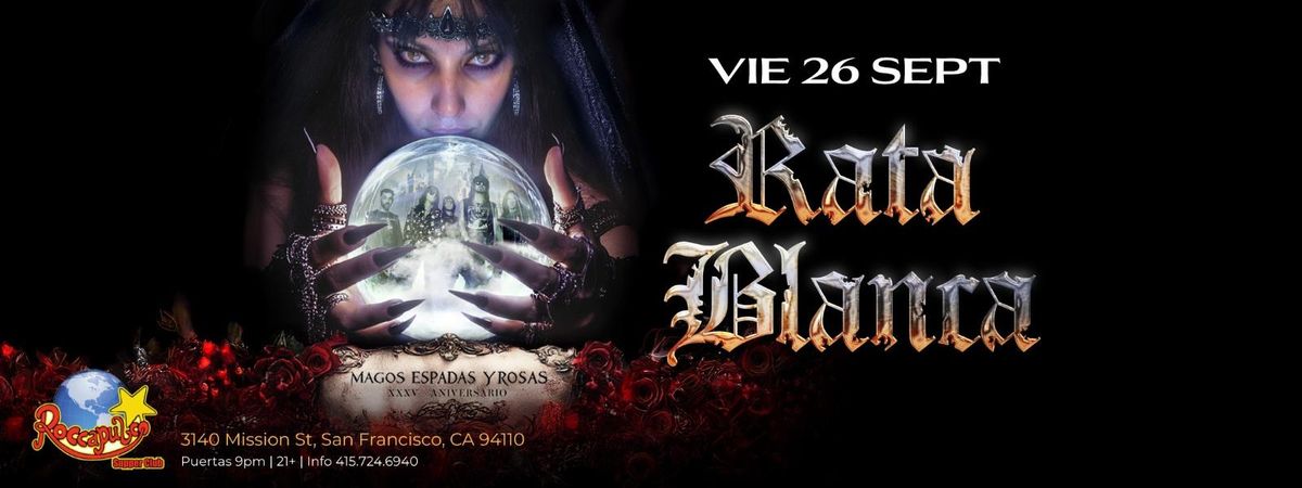 RATA BLANCA EN SAN FRANCISCO
