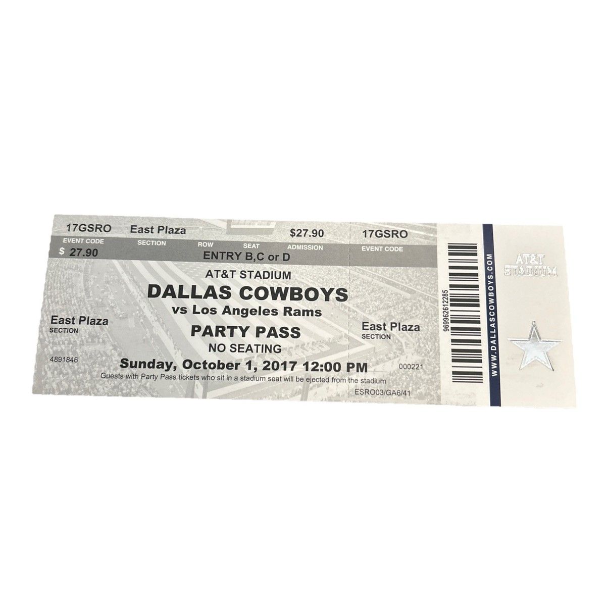 Dallas Cowboys at Los Angeles Rams at SoFi Stadium