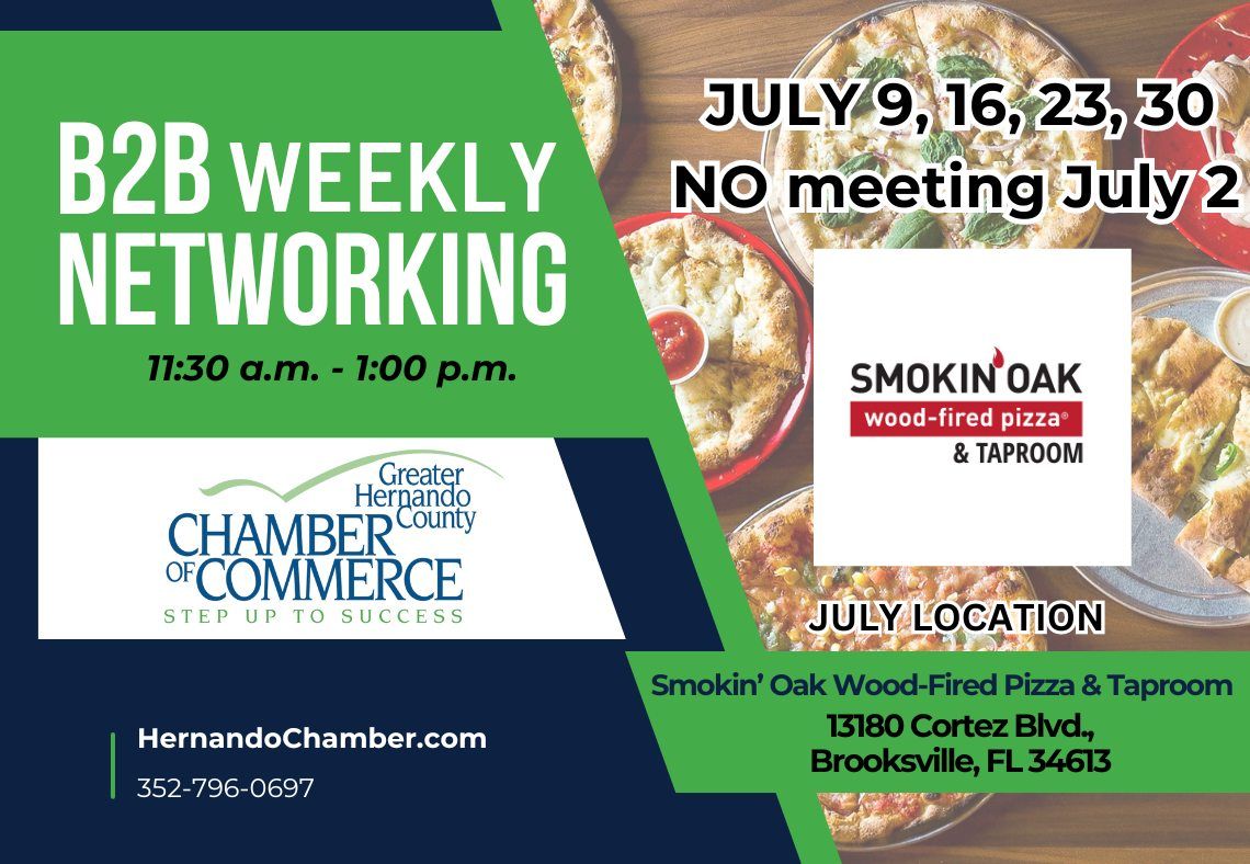 July B2B Weekly Networking Meeting