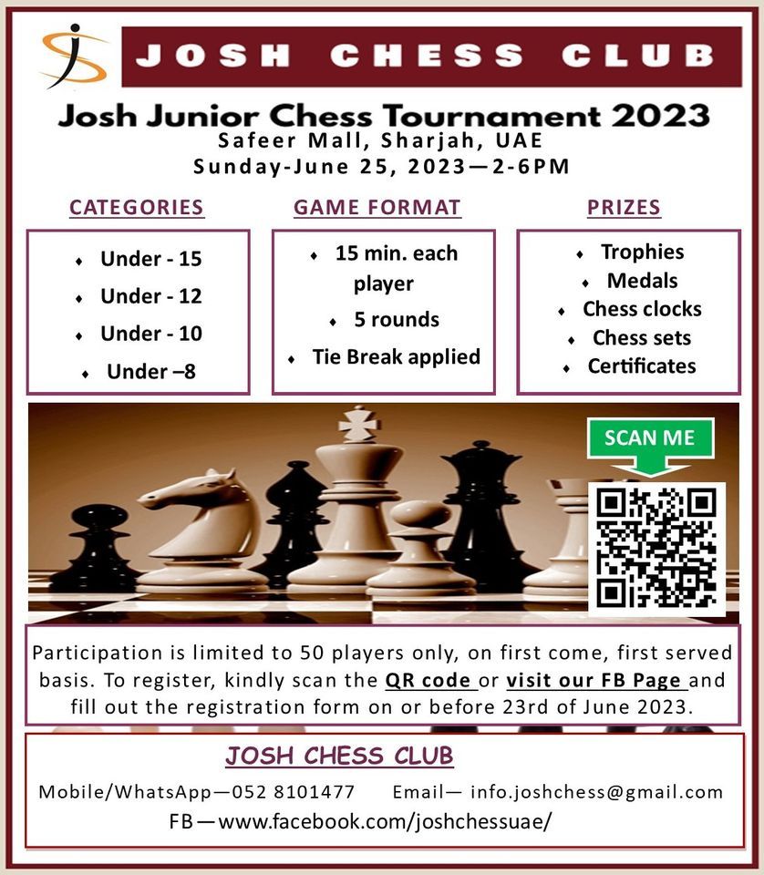 Josh Junior Chess Tournament