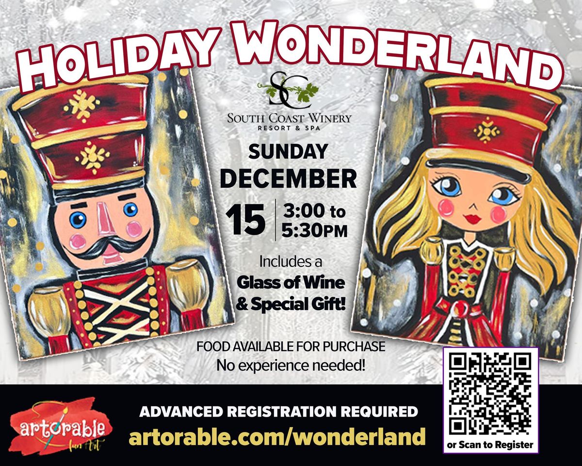 Holiday Wonderland Paint Party at South Coast Winery!