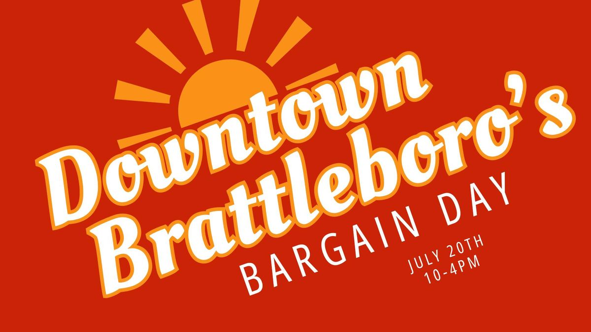 Downtown Brattleboro's Bargain Day