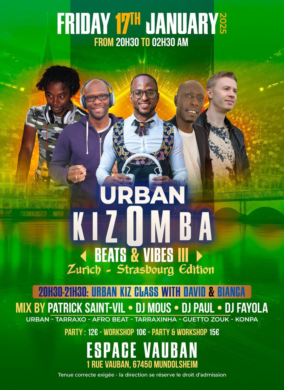 Urban Kizomba Beats and Vibes III -\ud83c\udde8\ud83c\uddedZurich - Strasbourg Kizomba Edition I