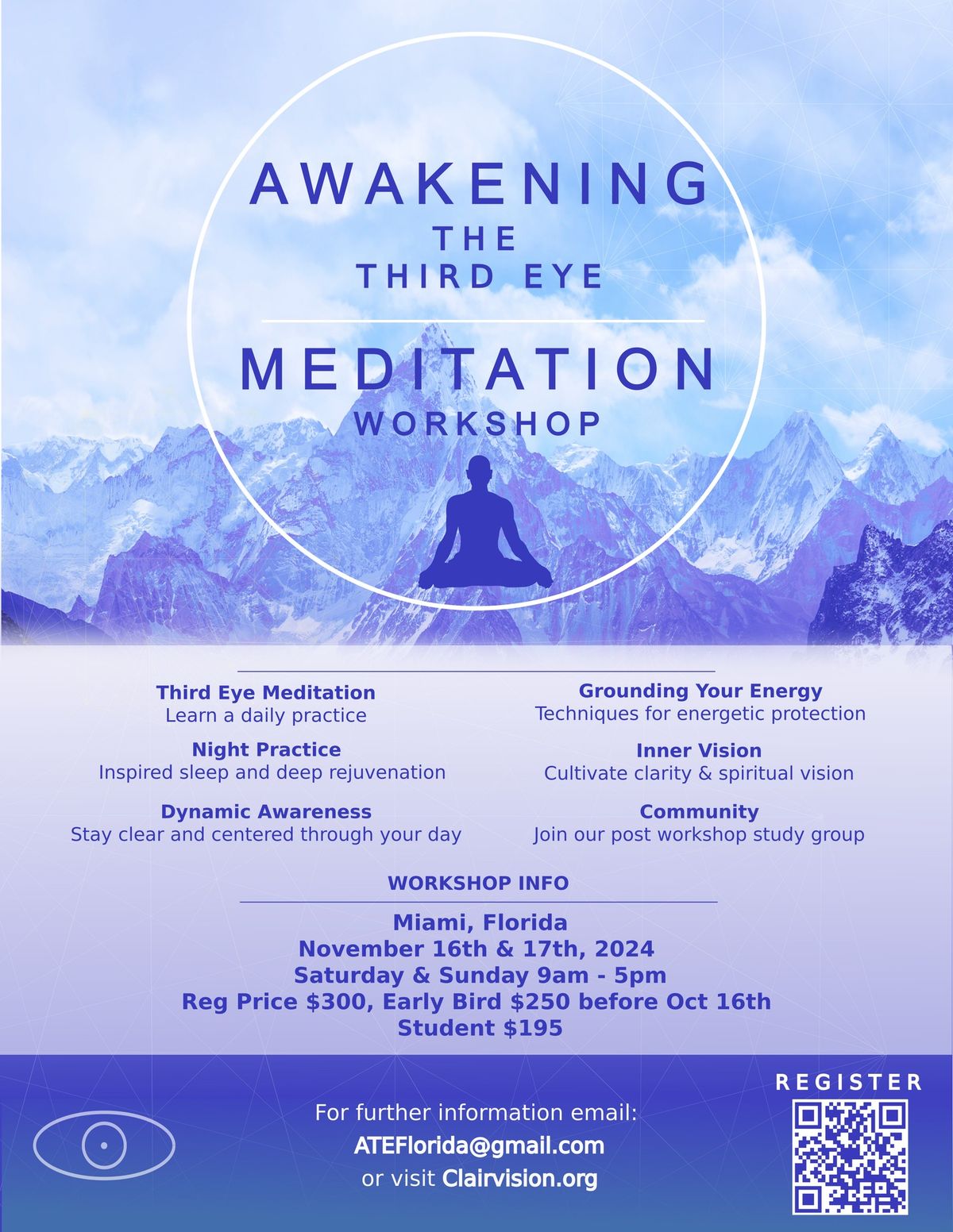 Awakening the Third Eye Meditation Weekend Workshop