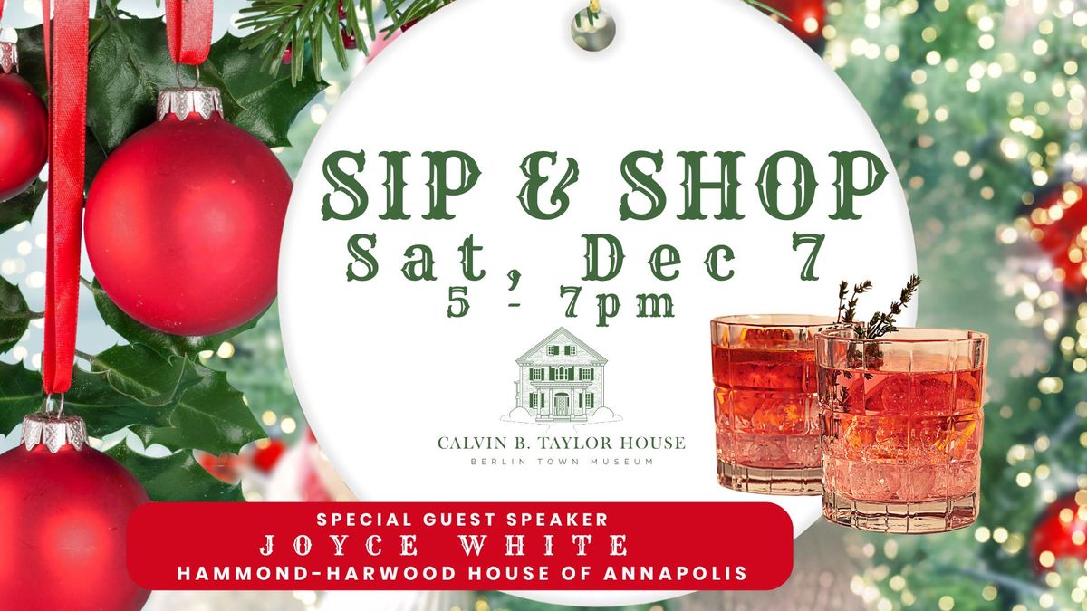 Sip & Shop with JOYCE WHITE