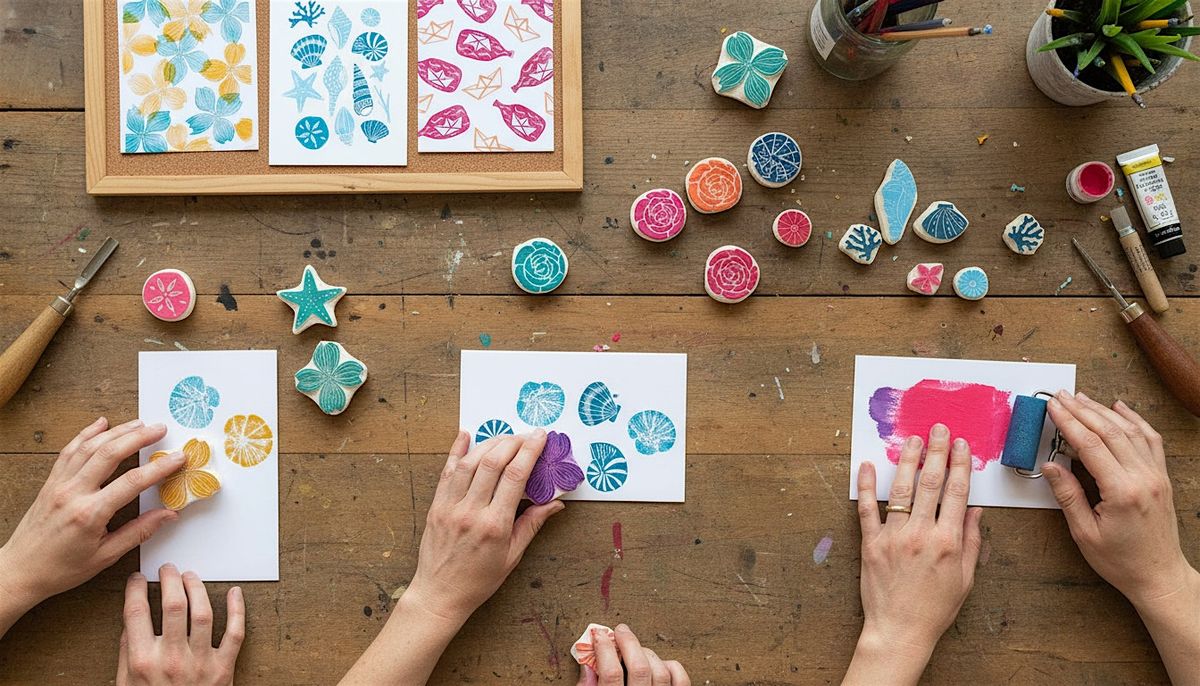 Press & Print: Block Printing Card Making