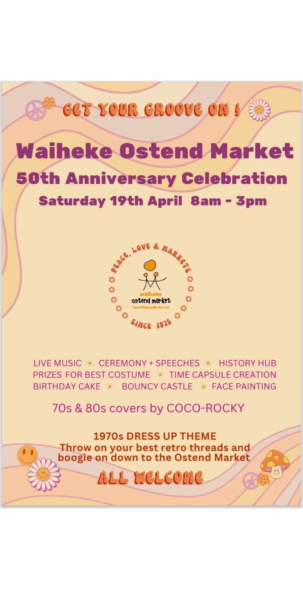 Waiheke Ostend Market 50th Anniversary Celebration