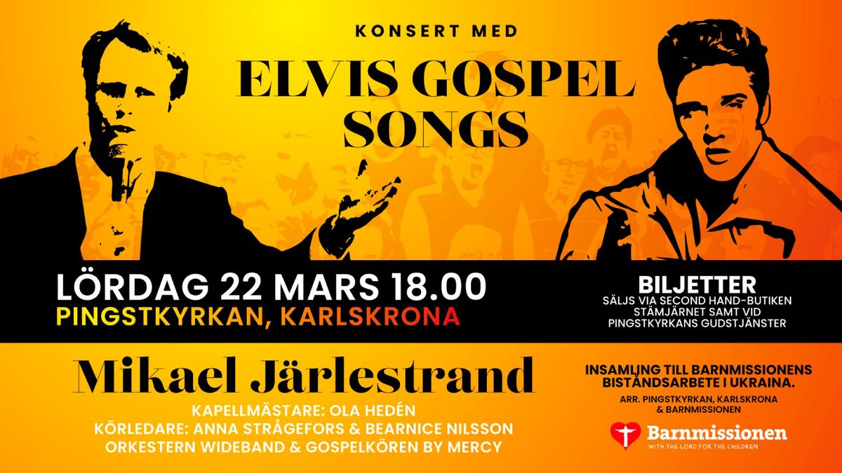 Konsert med Elvis gospel songs