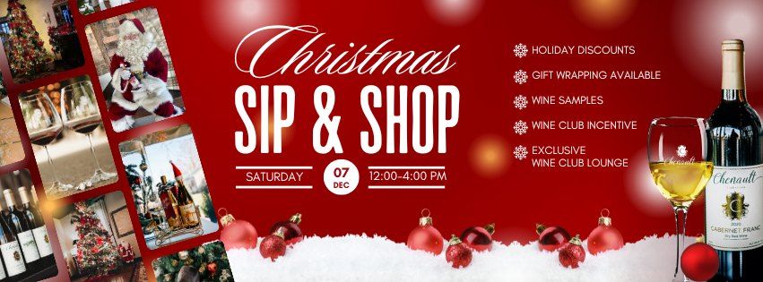 Christmas Sip & Shop