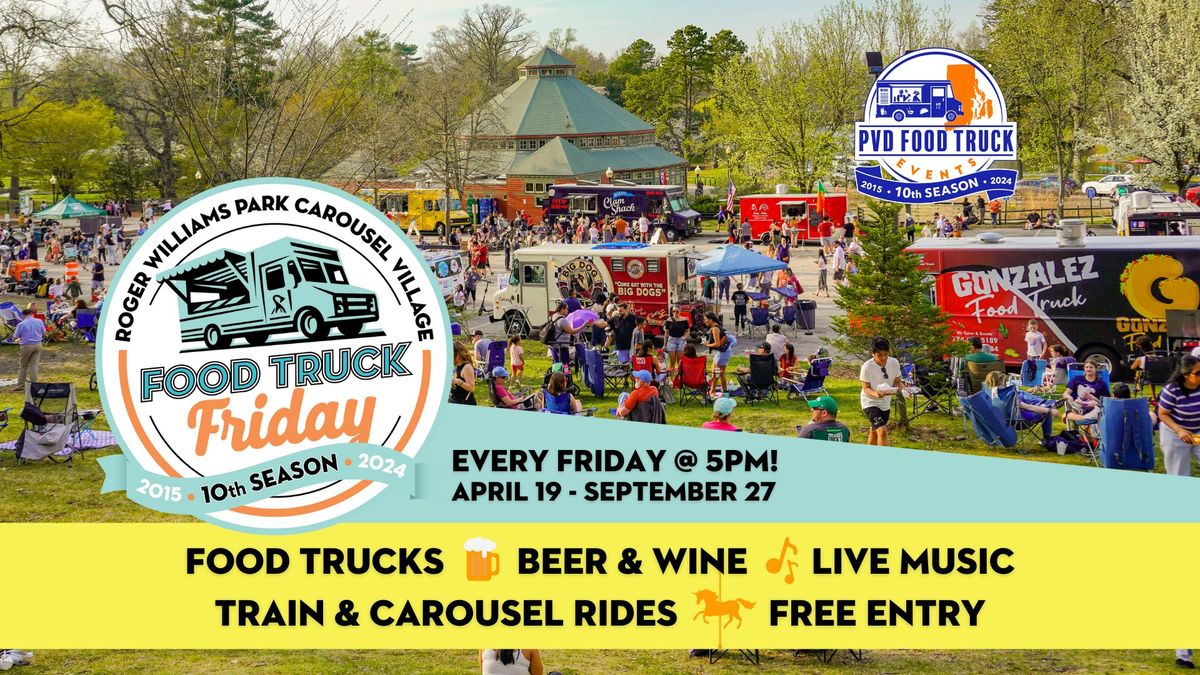 Food Truck Friday Roger Williams Park - 10th Year