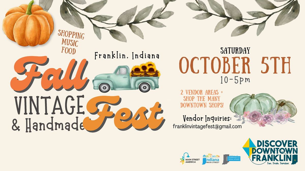 Franklin Fall Vintage & Handmade Fest 2024