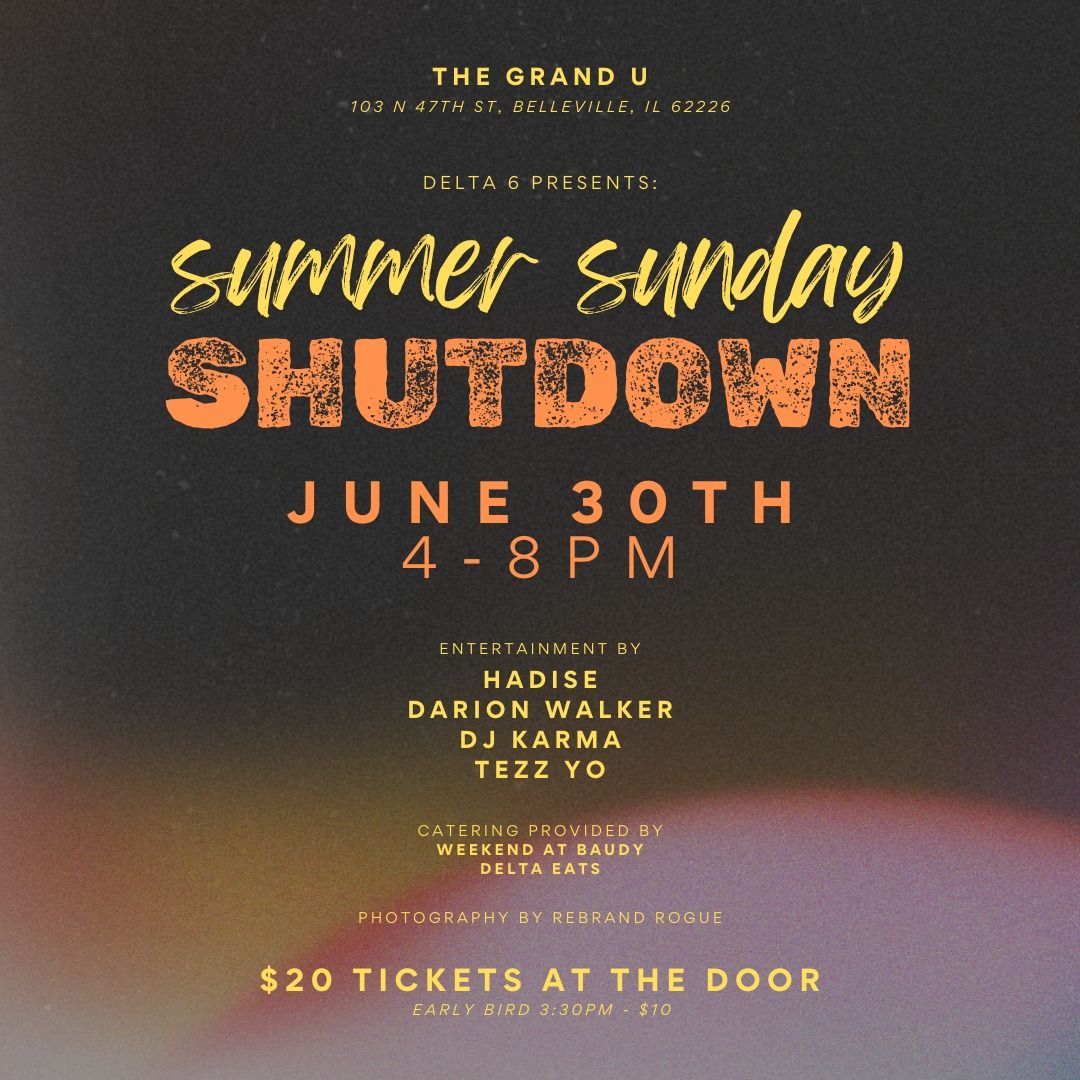 Summer Sunday Shutdown