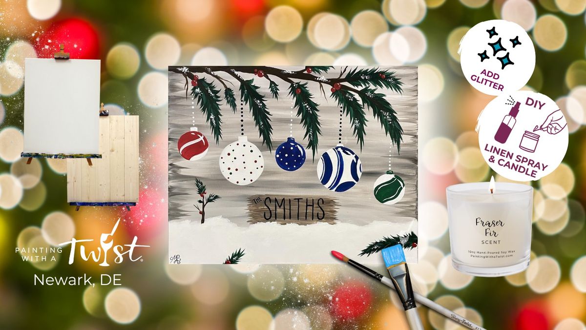 Paint & Sip - Happy Hour: Christmas Once More - $5 Off