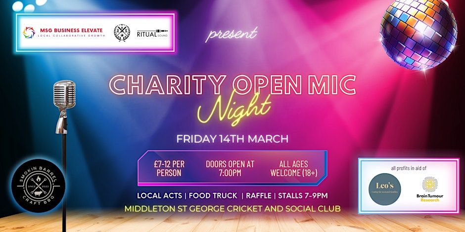 Charity Open Mic Night