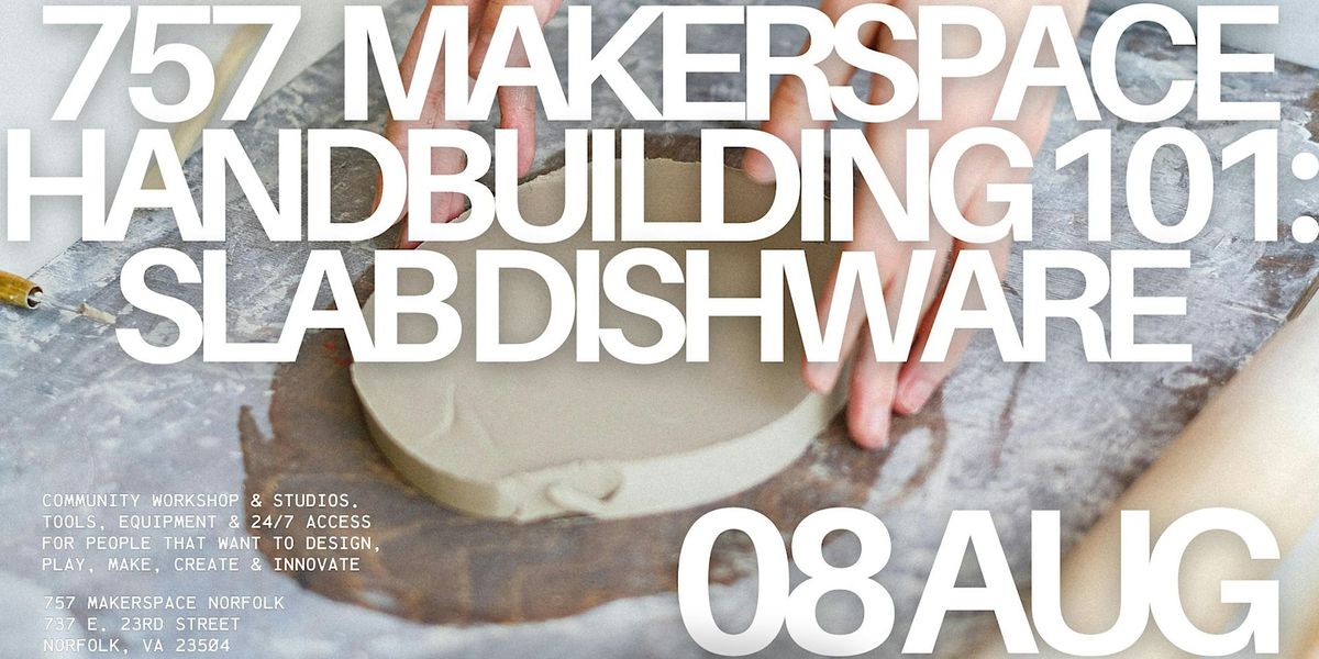 Handbuilding 101: Slab Dishware