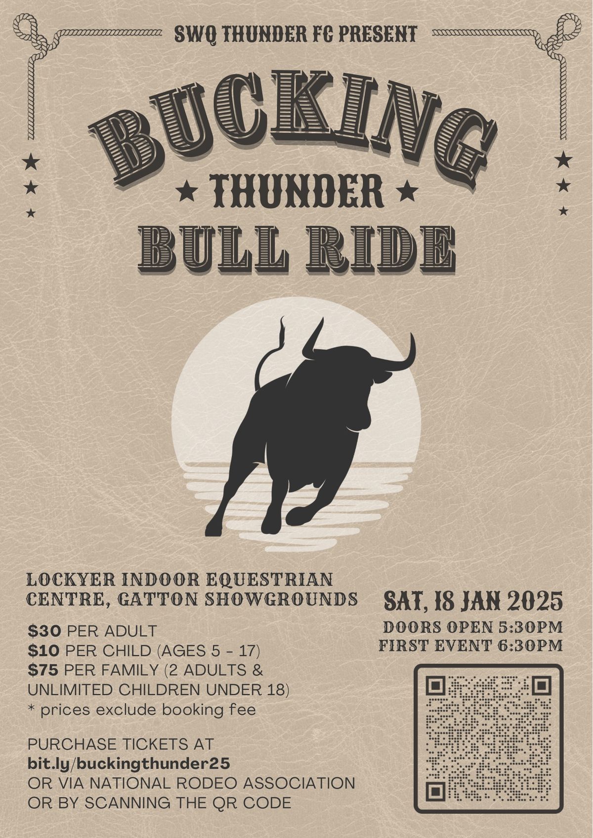 Bucking Thunder Bull Ride