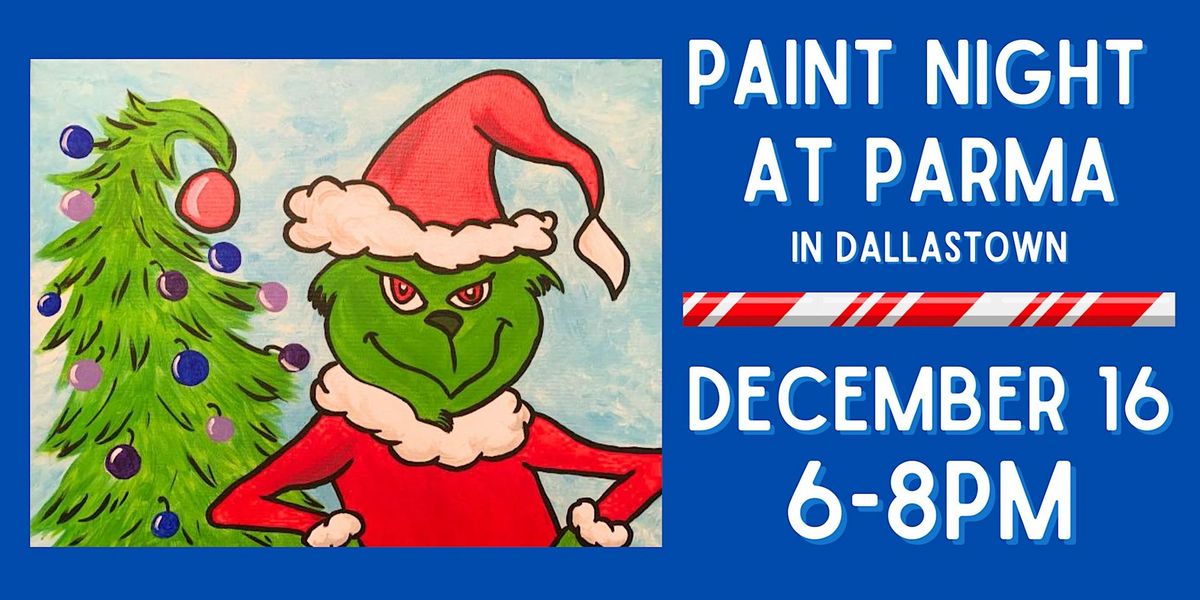 Grinchy Christmas Paint Night