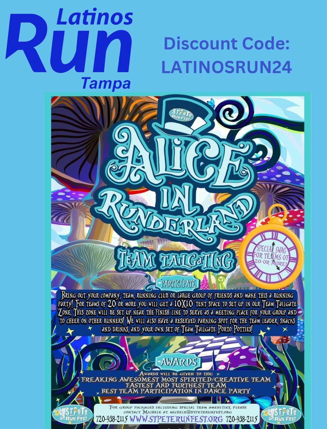 St. Pete Run Fest - Latinos Run Tampa Team