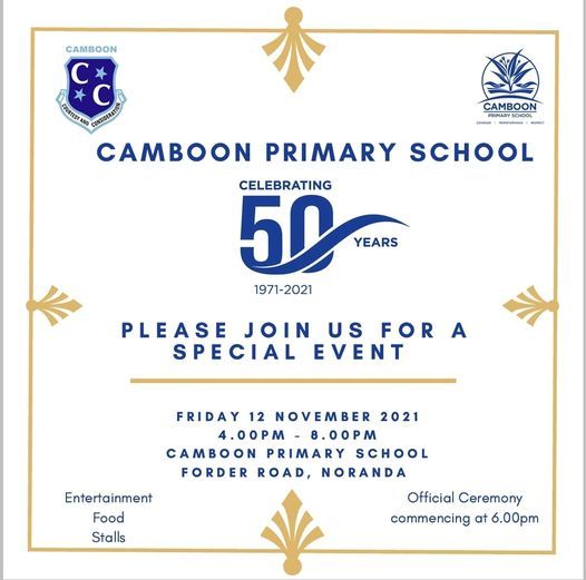 CAMBOON PS IS TURNING 50!!