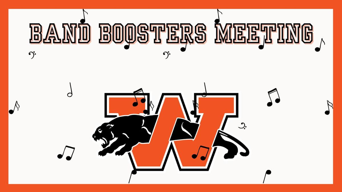 Band Boosters Meeting