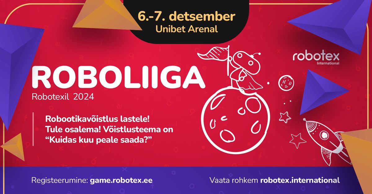 Roboliiga v\u00f5istlus 2024. aasta Robotex Internationalil