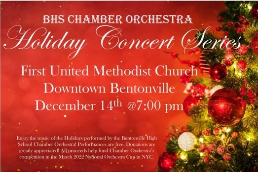 Church Christmas Concerts Nyc 2022 Bhs Chamber Holiday Concert, First United Methodist Church Bentonville, 14  December 2021