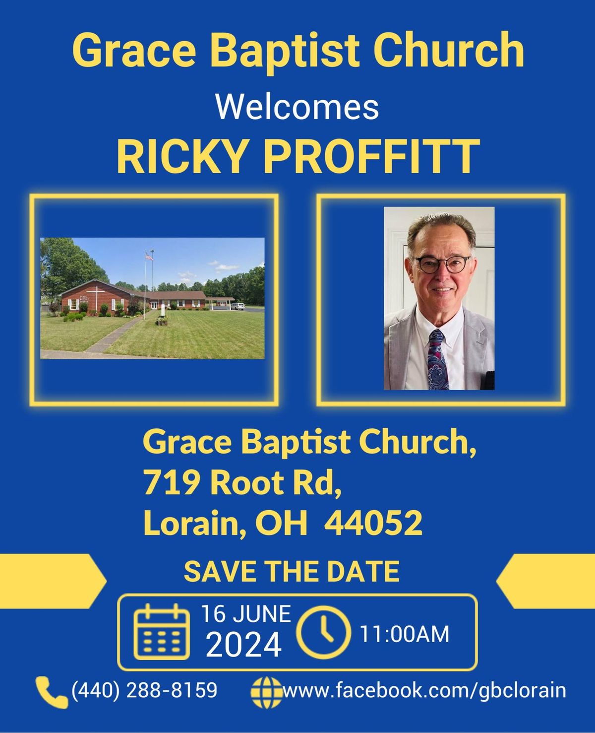 Ricky Proffitt at Grace Baptist Church 