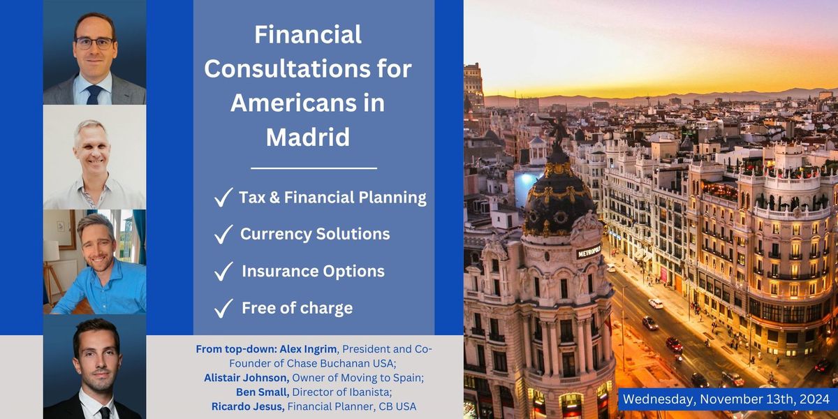 Financial Consultations for Americans in Madrid