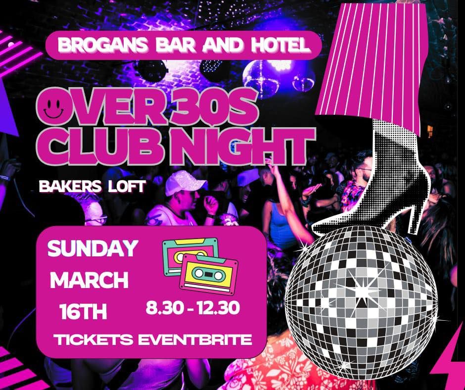 Over 30\u2019s club night