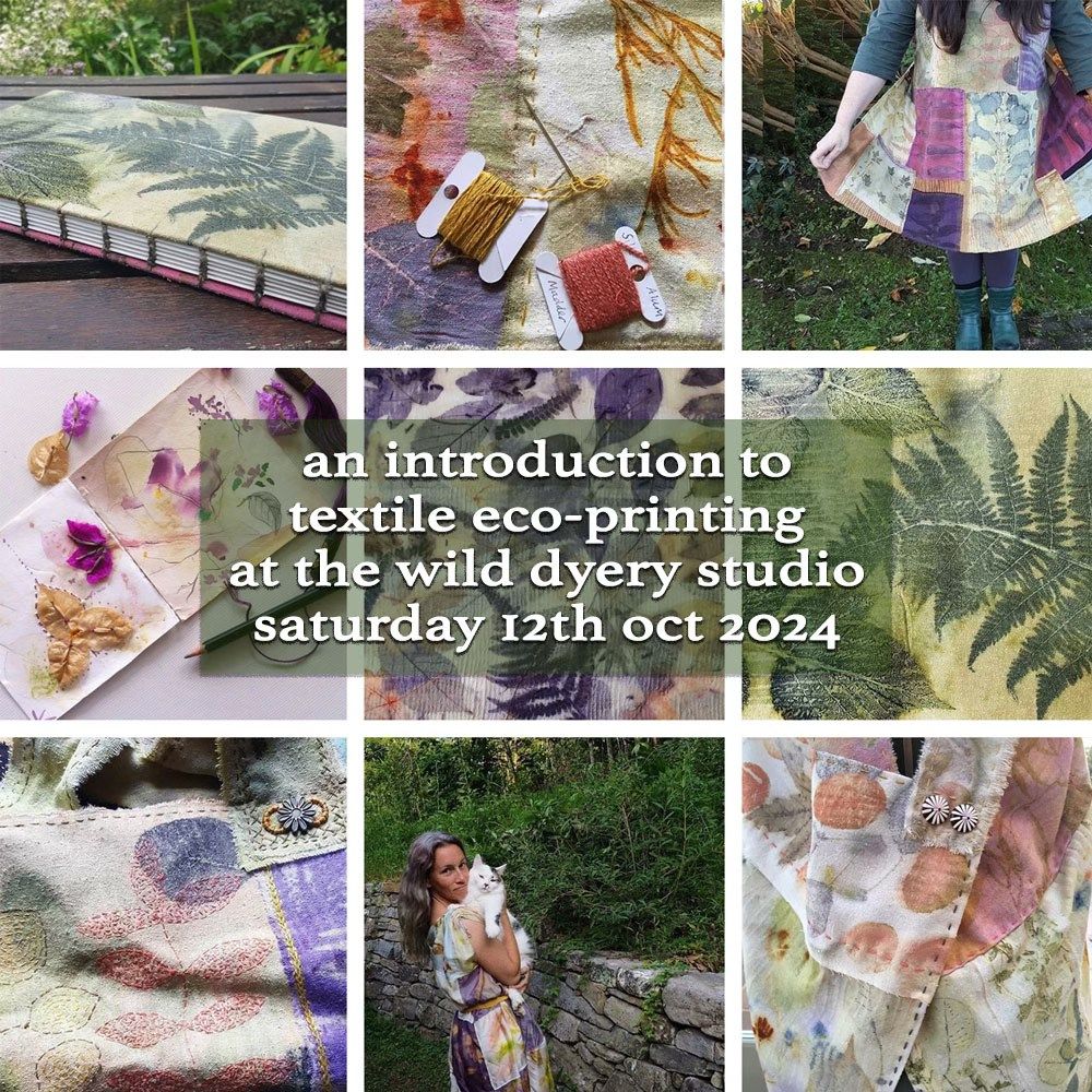 LEAF:PRINT:CLOTH: an introduction to textile ecoprinting at The Wild Dyery Studio, Hoylake