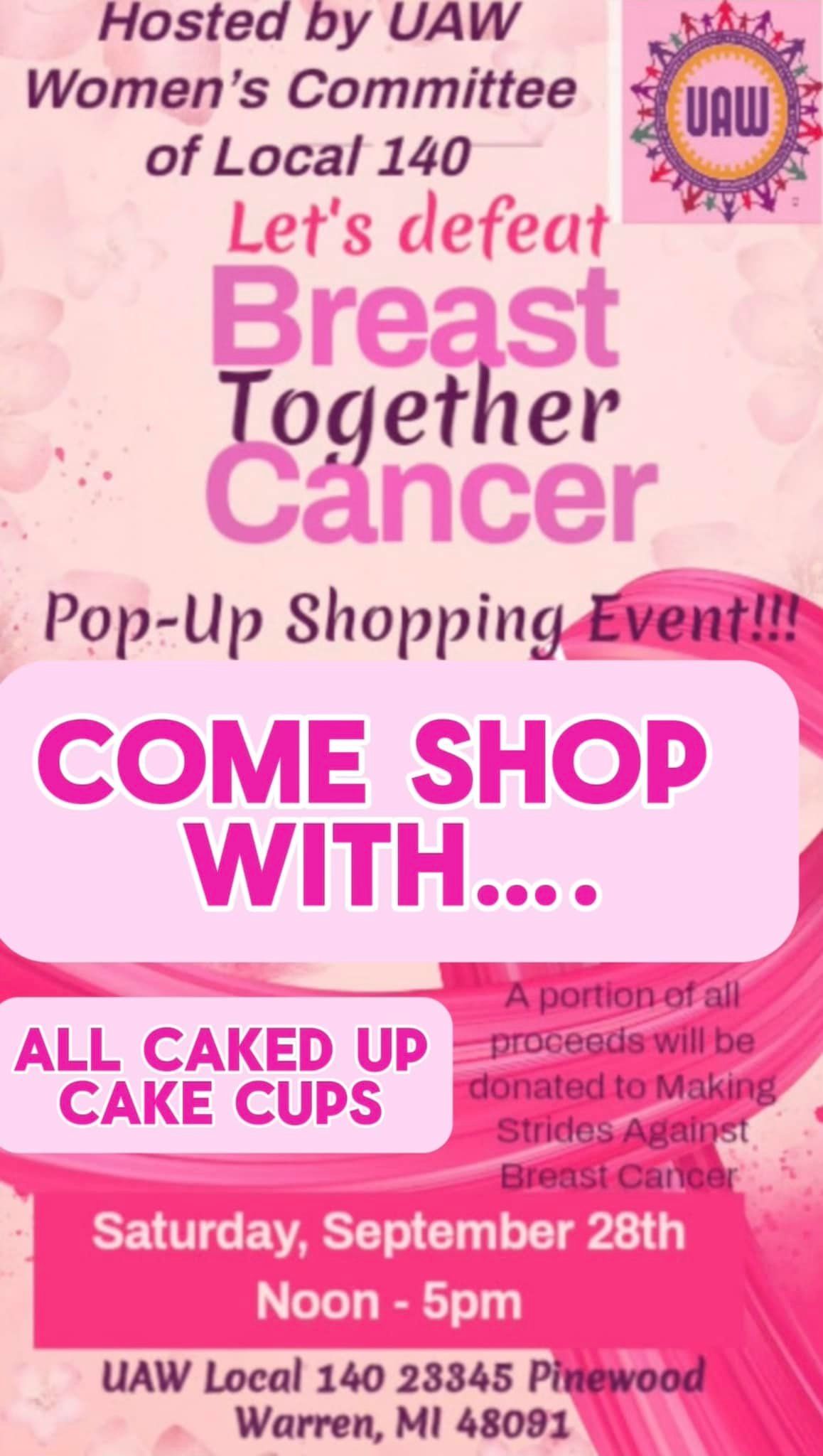 UAW LOCAL 140 Women\u2019s committee- Breast Cancer Awareness PopUp Shop