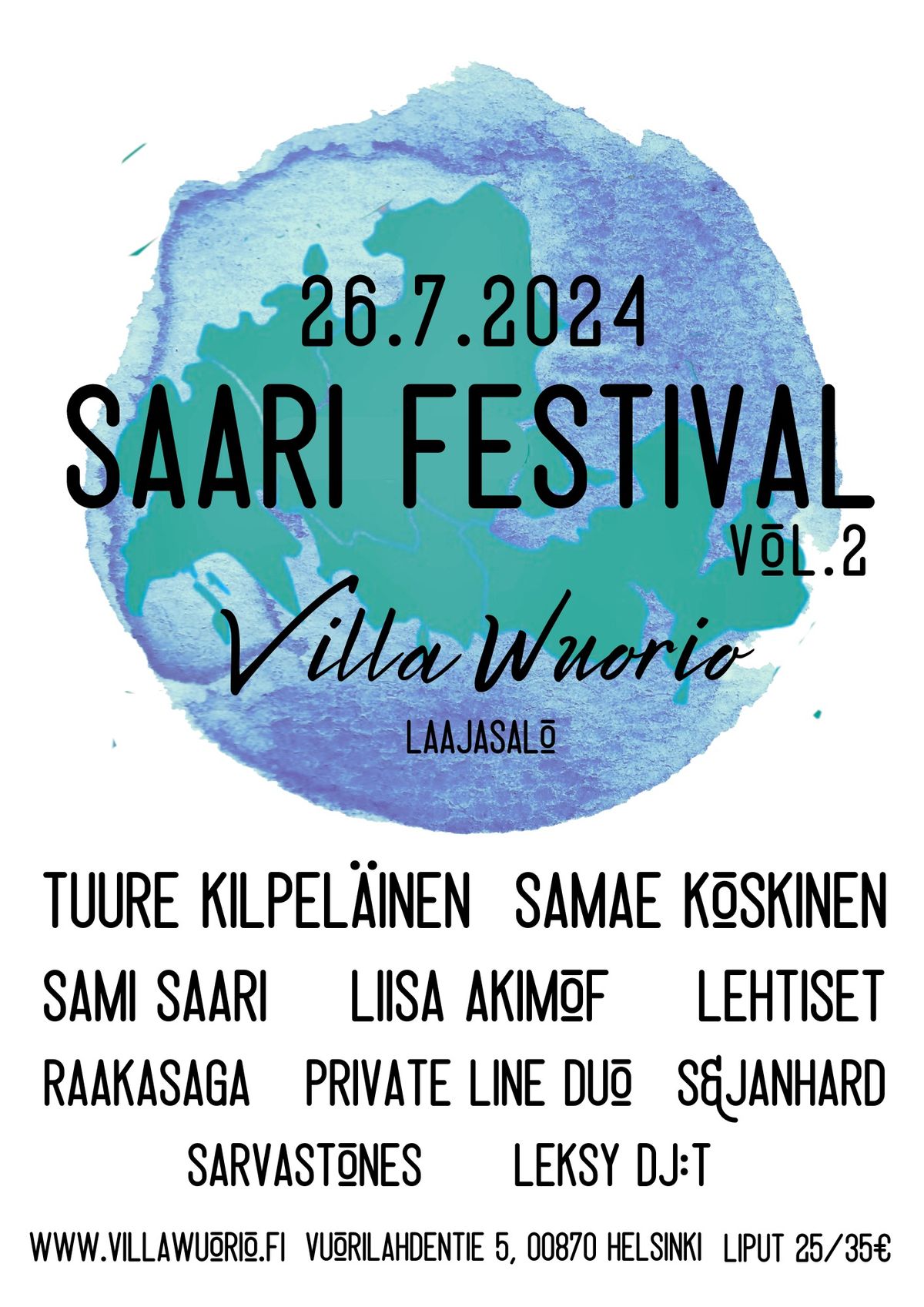 Laajasalon Saari Festival, vol.2