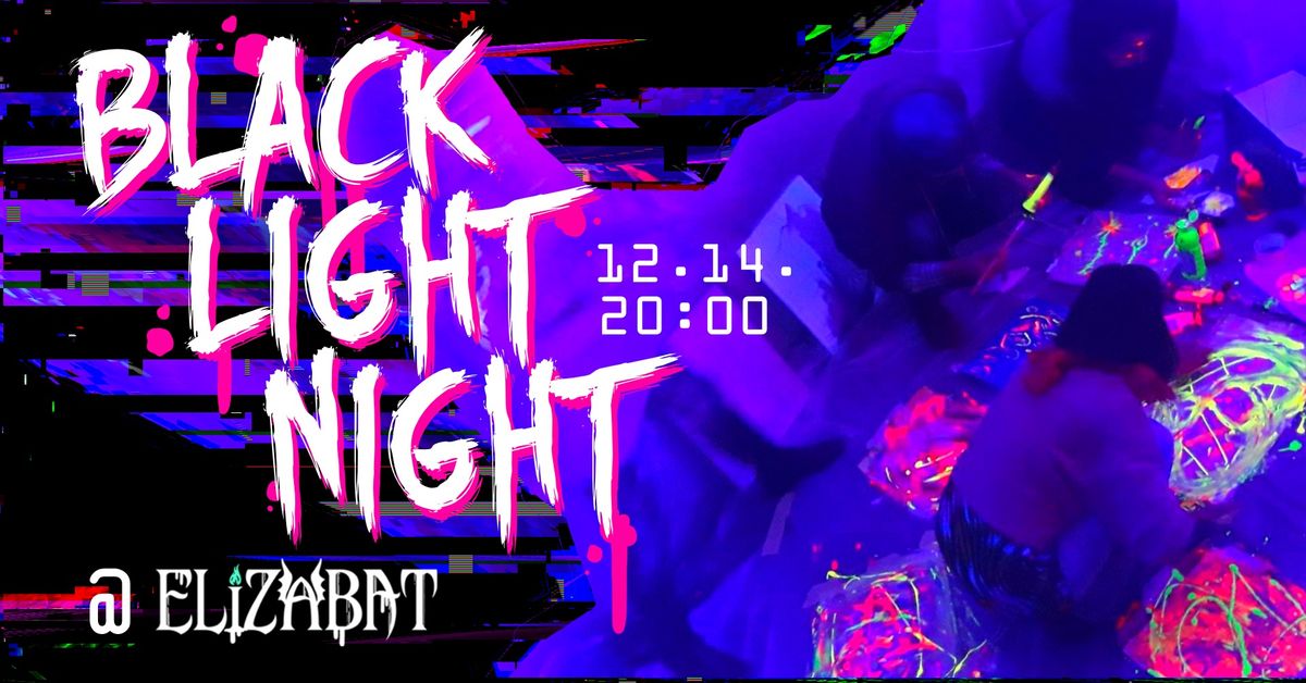 BlackLightNight - UV painting workshop \/\/ DJ: Zoia