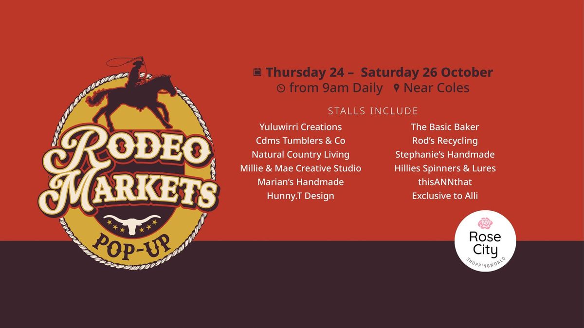 Warwick Rodeo Markets Pop-up