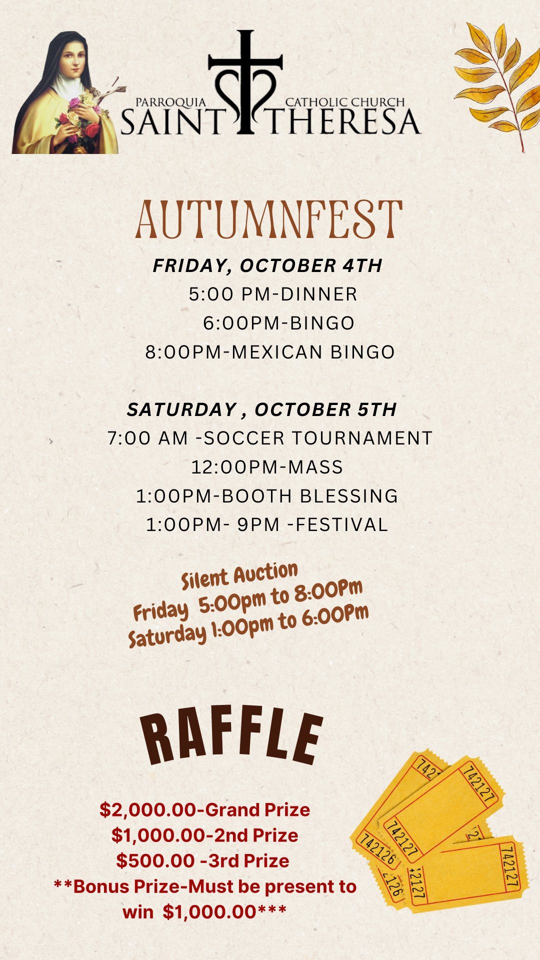 Autumnfest \/Fiesta Patronal