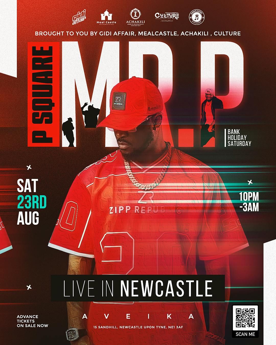 MR P ( P SQUARE ) PERFORMING LIVE IN NEWCASTLE